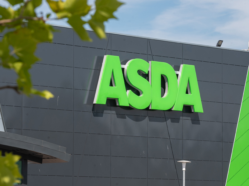 Asda storefront: Photograph by Richard Walker for Asda
