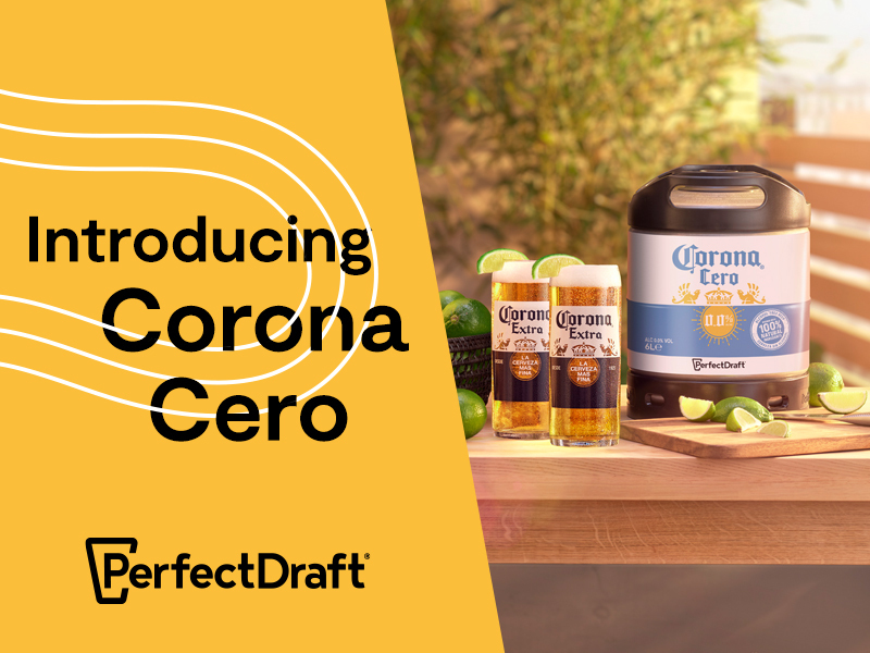 New Corona Cero alcohol free beer keg