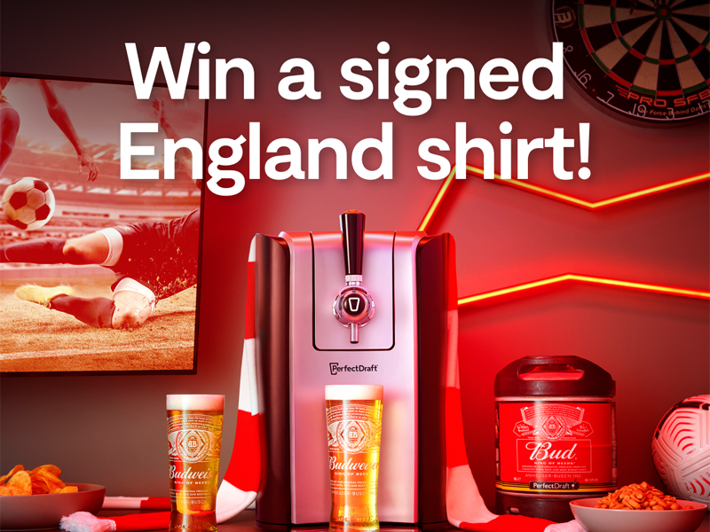 A chance to win a signed Beth Mead England shirt - Courtesy of Budweiser
